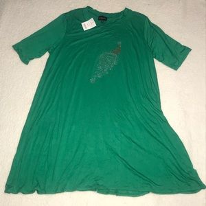 NWT Green Christmas Dress